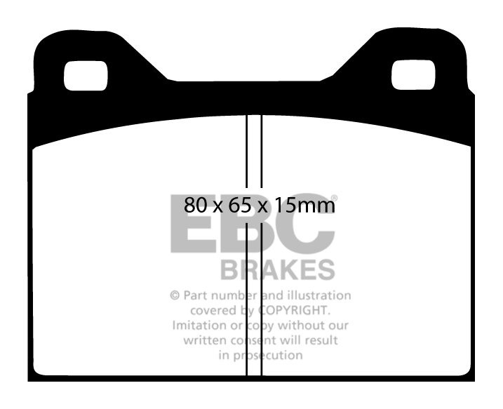 EBC Brakes VOLVO 164 3.0 67-75 Remblokken voorzijde