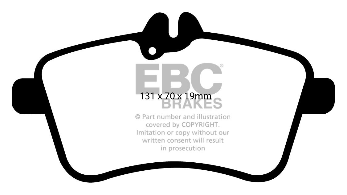 EBC Brakes MERCEDES B-Class (W245) B200 (2.0 Turbo) 2005-.. Remb