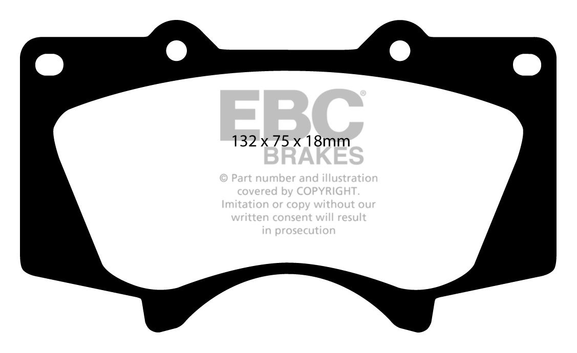 EBC Brakes TOYOTA BEDRIJFSWAGEN Hi-Lux 3.0 TD (MRO) 2005-.. Remb