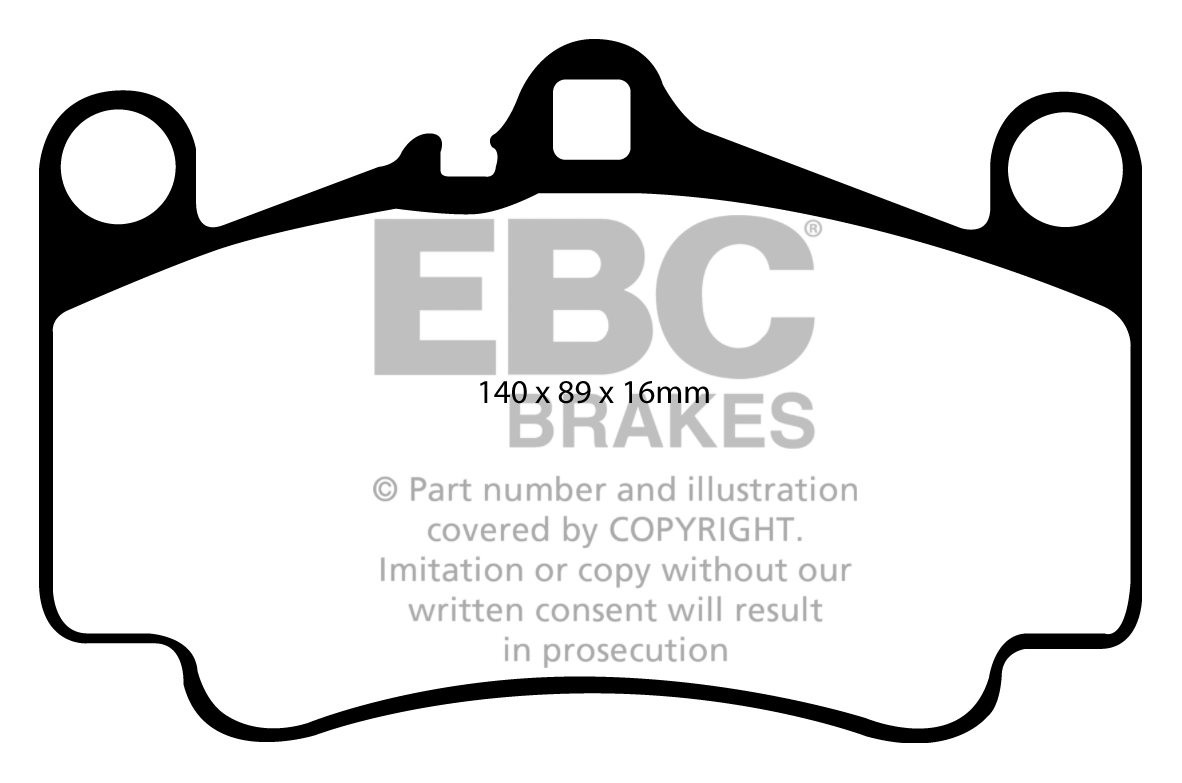 EBC Brakes PORSCHE 911 (996) (Cast Iron Disc Only) 3.6 Carrera 4