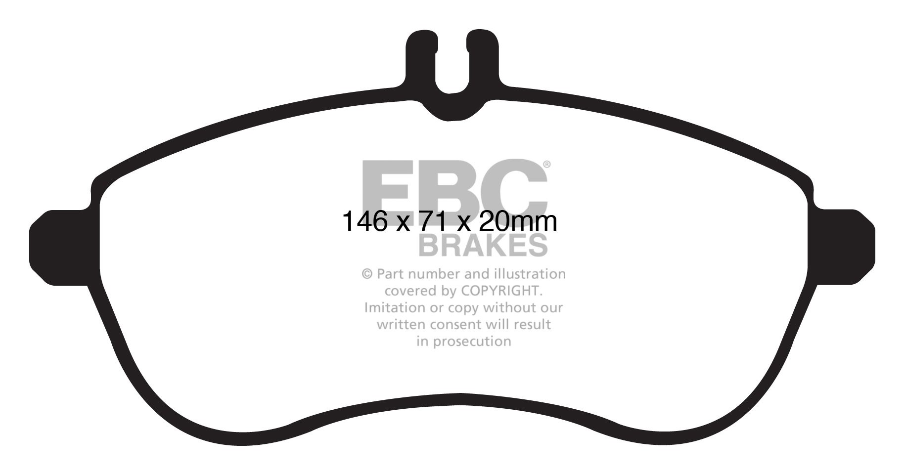 EBC Brakes MERCEDES C-Class (W204) C250 Sport Package 2009-.. Re