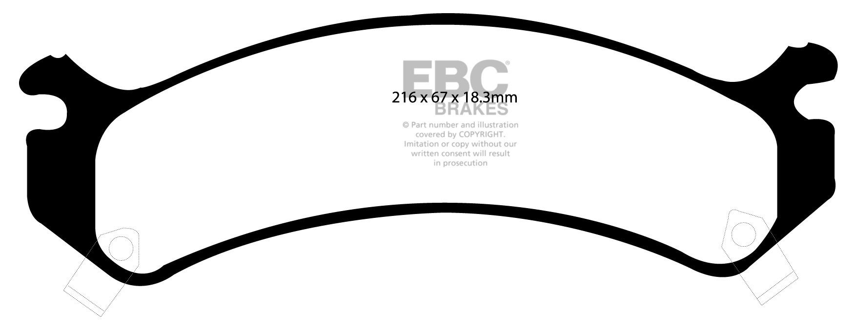 EBC Brakes GMC Yukon/Yukon Denali 6.0 (2500) 2008-.. Remblokken
