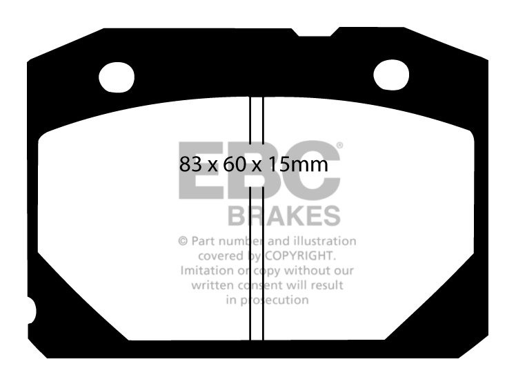 EBC Brakes LADA Riva 1.6 82-93 Remblokken voorzijde
