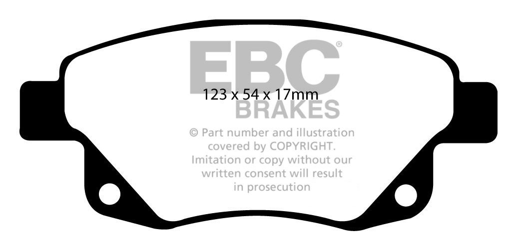EBC Brakes FORD BEDRIJFSWAGEN Transit 280 FWD 2006-.. Remblokken