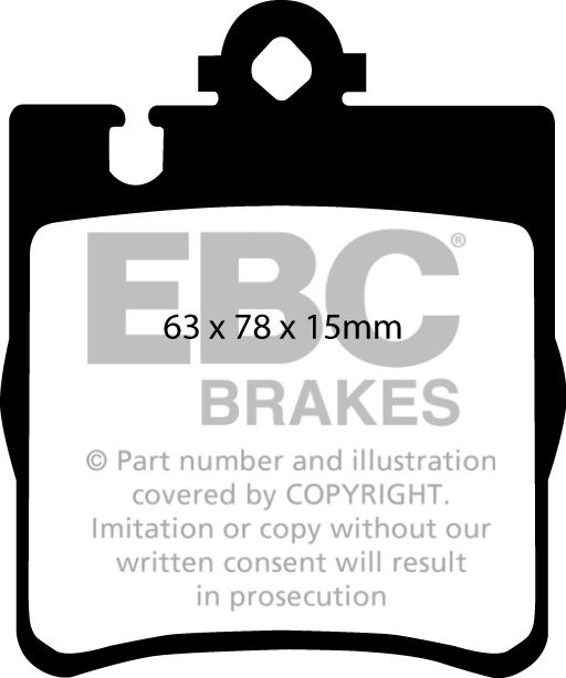 EBC Brakes MERCEDES C-Class (W203) C200 K Station 2003-2007 Remb