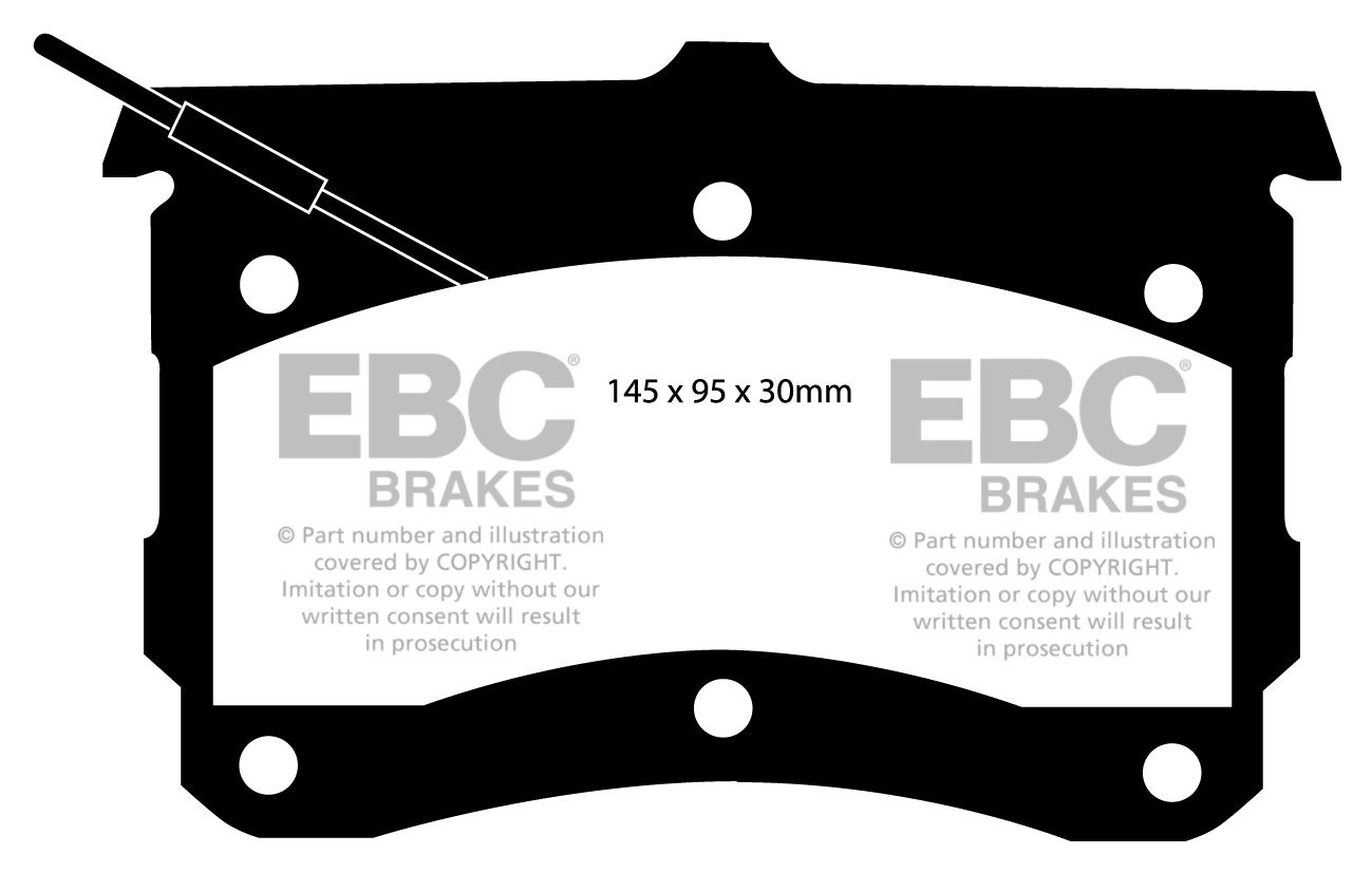 EBC Brakes CITROEN DS 2.3 Station 73-75 Remblokken voorzijde