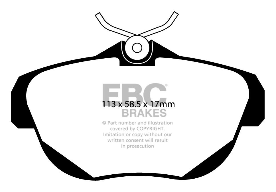 EBC Brakes OPEL Manta 1.9 75-77 Remblokken voorzijde
