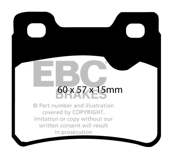 EBC Brakes VAUXHALL (OPEL) Cavalier 2.0 Turbo 92-95 Remblokken a