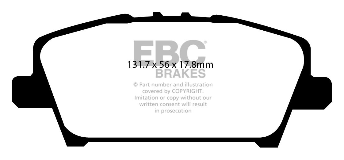 EBC Brakes HONDA Civic 1.4 2006-.. Remblokken voorzijde