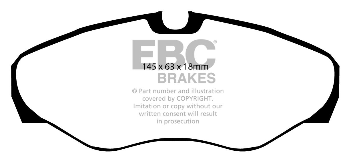 EBC Brakes RENAULT BEDRIJFSWAGEN Trafic 1.9 TD 2005-.. Remblokke