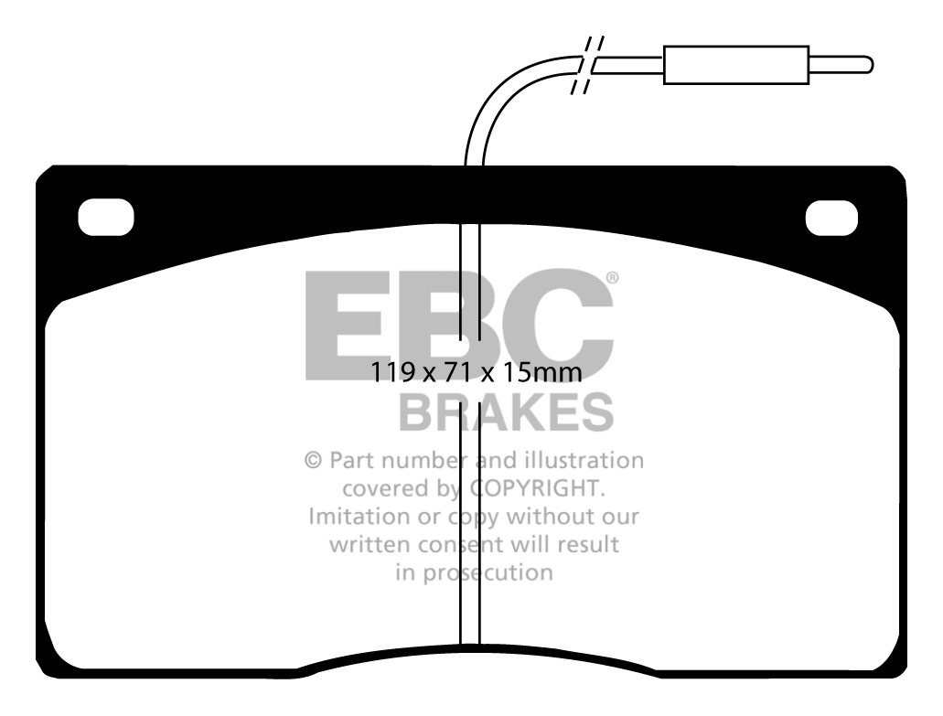 EBC Brakes RENAULT BEDRIJFSWAGEN Master 2.0 94-97 Remblokken voo