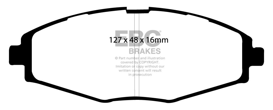 EBC Brakes DAEWOO Lanos 1.5 99-2002 Remblokken voorzijde