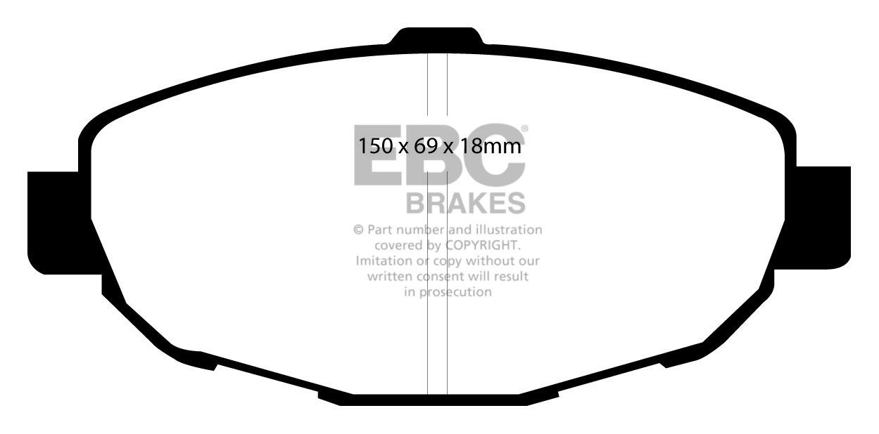 EBC Brakes TOYOTA Aristo 3.0 Twin Turbo Vertex (JZS147) 91-93 Re