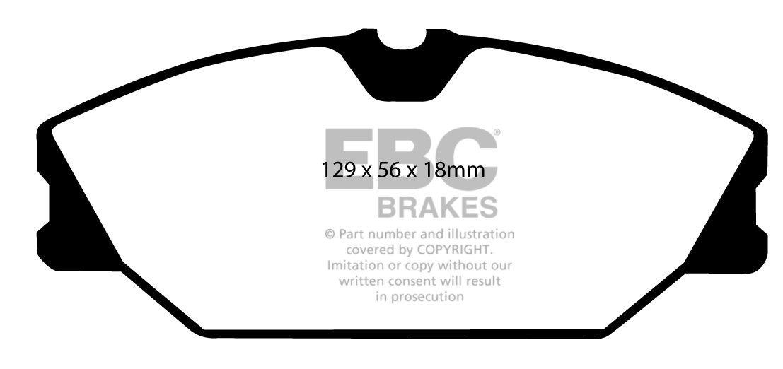 EBC Brakes RENAULT Megane Coupe 2.0 99-2003 Remblokken voorzijde