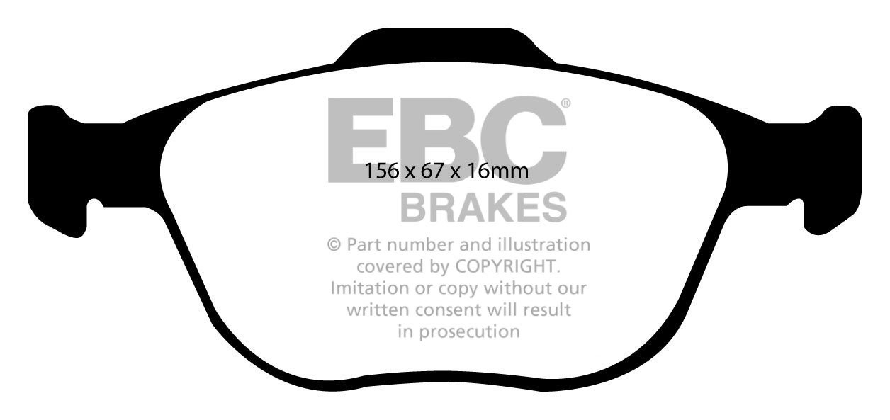 EBC Brakes FORD BEDRIJFSWAGEN Tourneo Connect 1.8 TD 2003-.. Rem