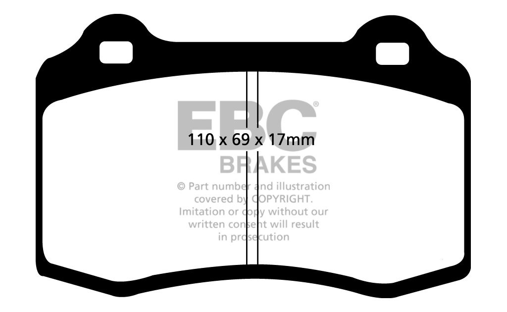 EBC Brakes OPEL Monza 2.8 79-83 Remblokken voorzijde