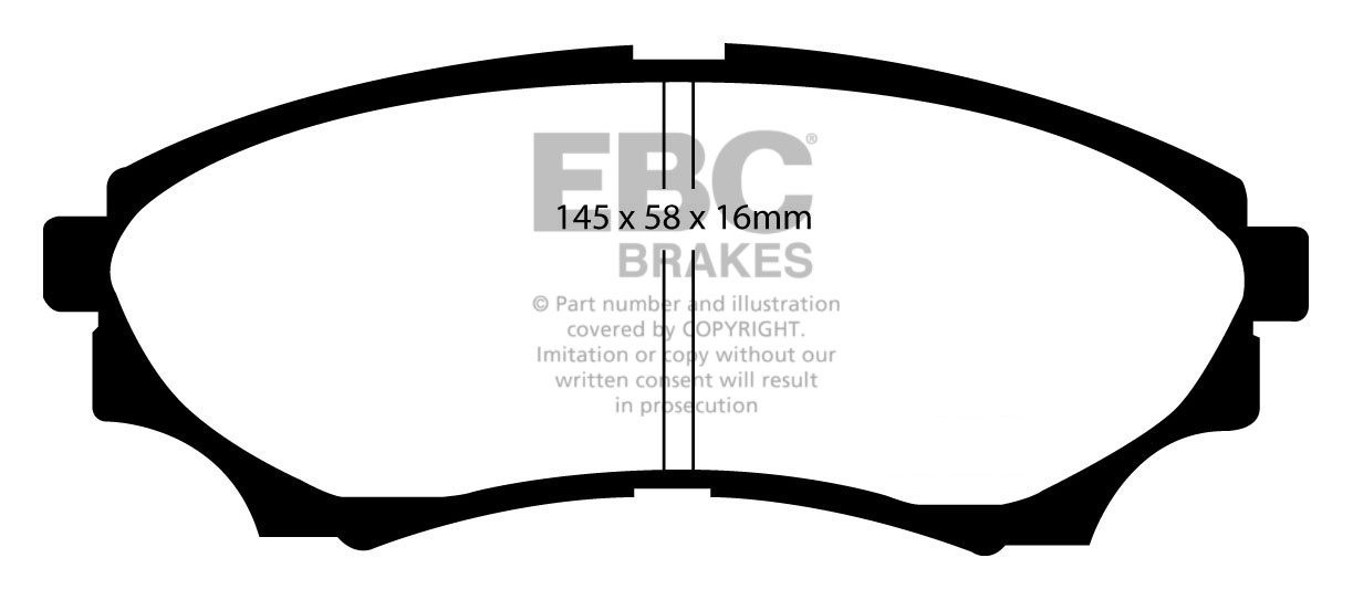 EBC Brakes Mazda BEDRIJFSWAGEN Pick Up B2.5 D 4WD 2002-2006 Remb