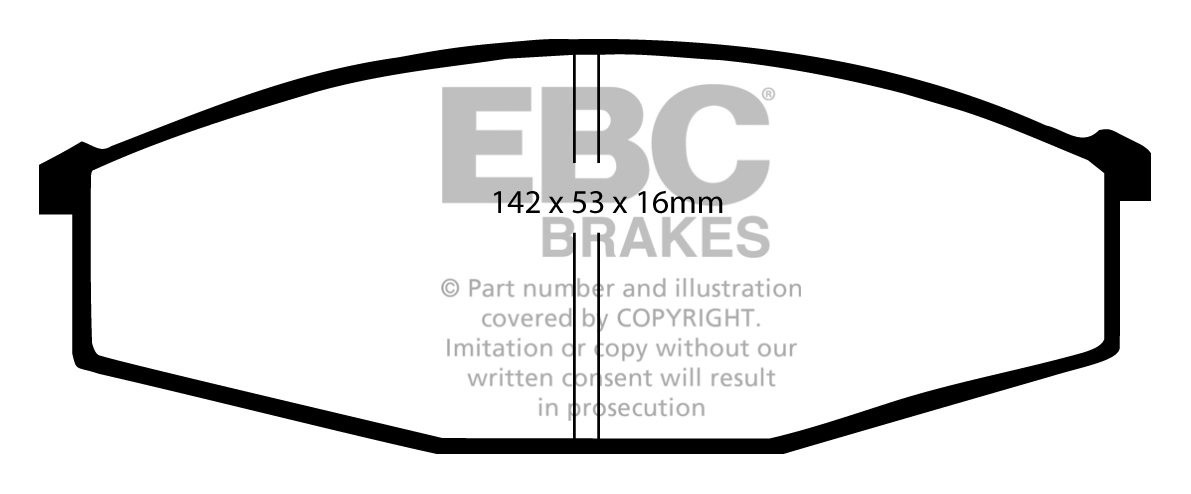 EBC Brakes NISSAN BEDRIJFSWAGEN Cabstar 2.5 D (F22) 85-88 Remblo