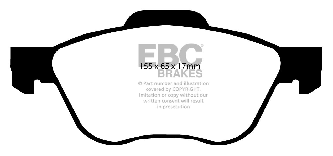 EBC Brakes NISSAN Primera 2.0 (P11) 99-2002 Remblokken voorzijde