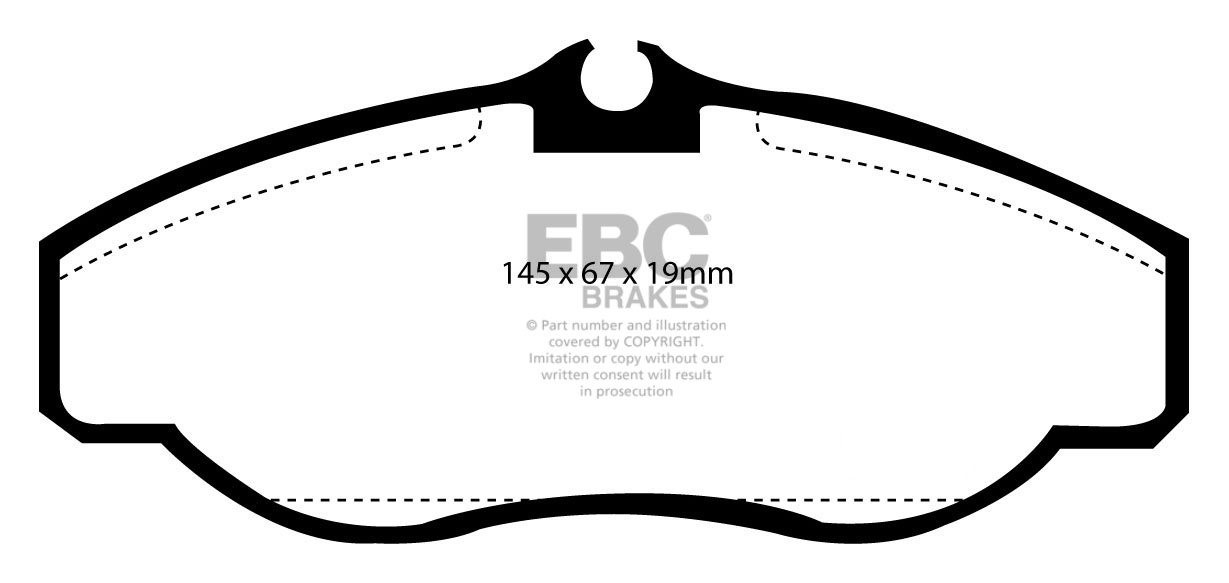 EBC Brakes OPEL Diplomat 2.8 69-77 Remblokken voorzijde