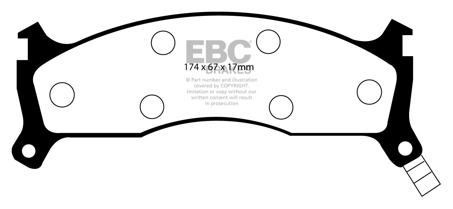 EBC Brakes KIA Sportage 2.0 94-99 Remblokken voorzijde