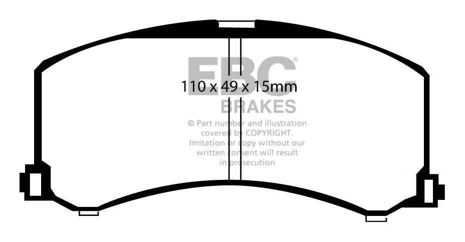 EBC Brakes SUZUKI Baleno 1.6 95-99 Remblokken voorzijde