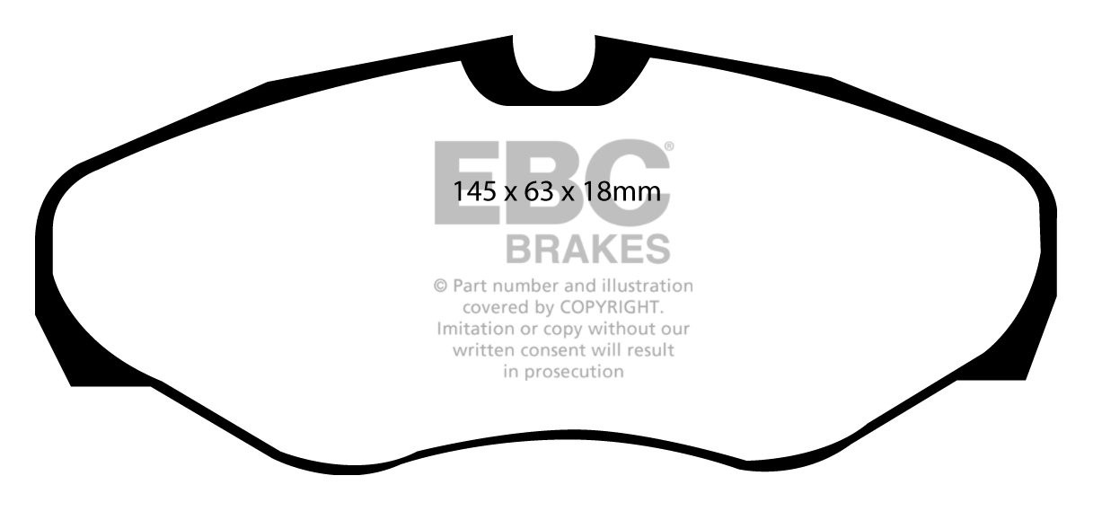 EBC Brakes RENAULT Grand Espace 2.2 TD 2000-2002 Remblokken voor