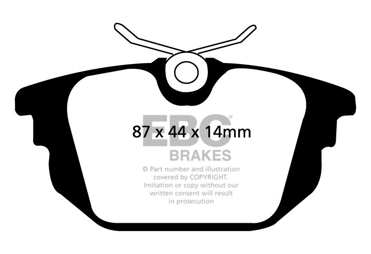 EBC Brakes ALFA ROMEO Alfa 155 2.0 Turbo 96-98 Remblokken achter