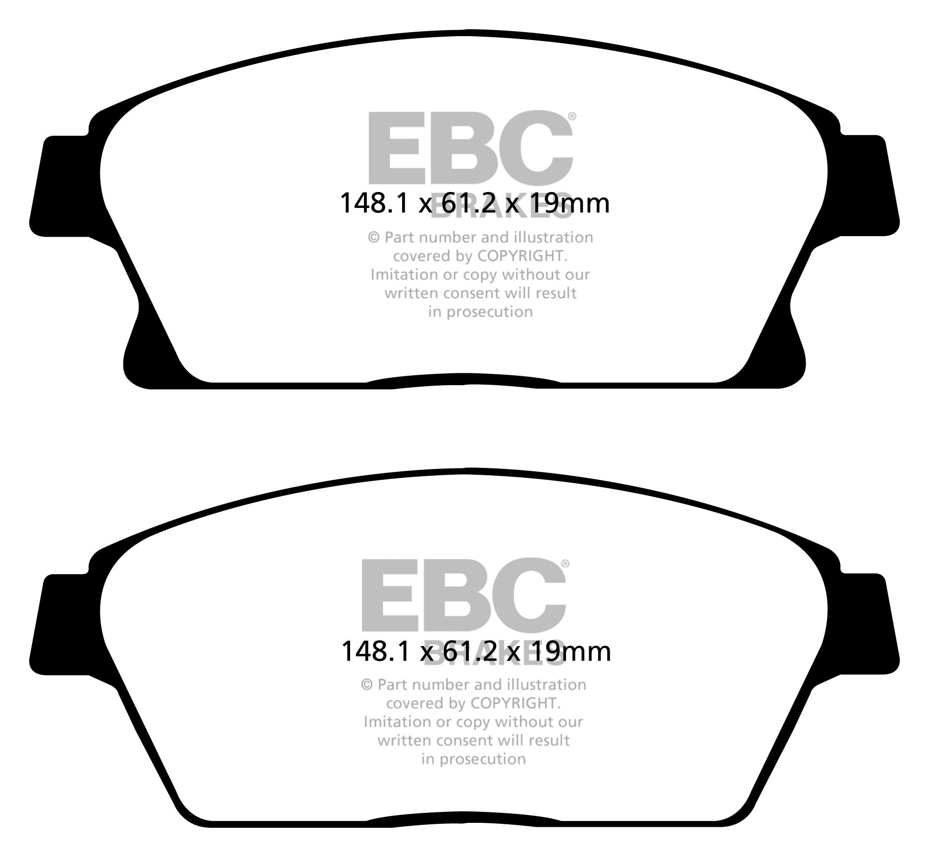 EBC Brakes OPEL Astra J 1.4 Turbo -140 2009-.. Remblokken voorzi