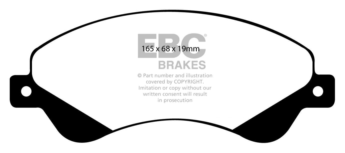 EBC Brakes FORD BEDRIJFSWAGEN Transit 300 FWD 2006-.. Remblokken