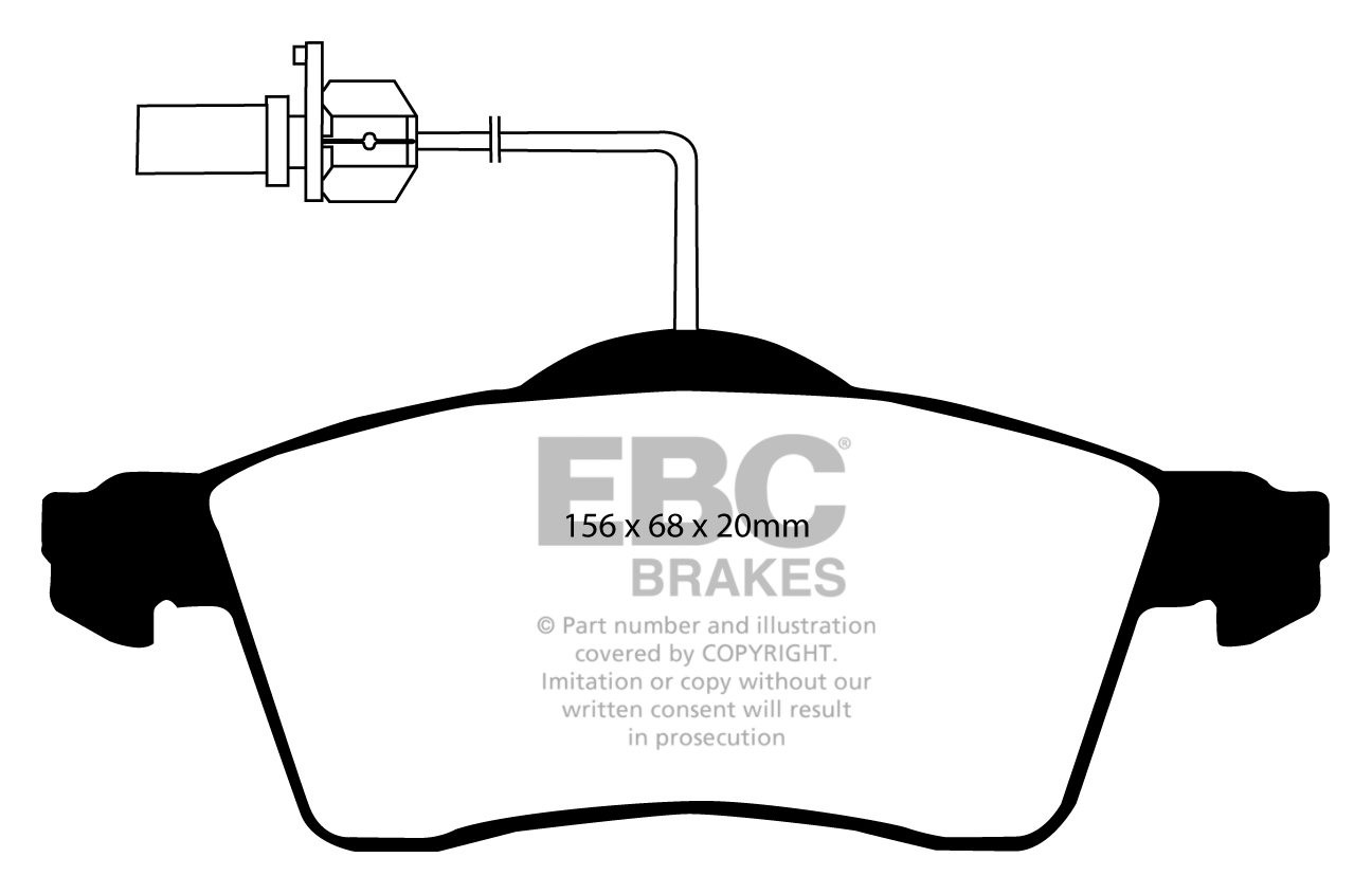EBC Brakes VW BEDRIJFSWAGEN Transporter (Kombi)/Camper Van 2.4 D