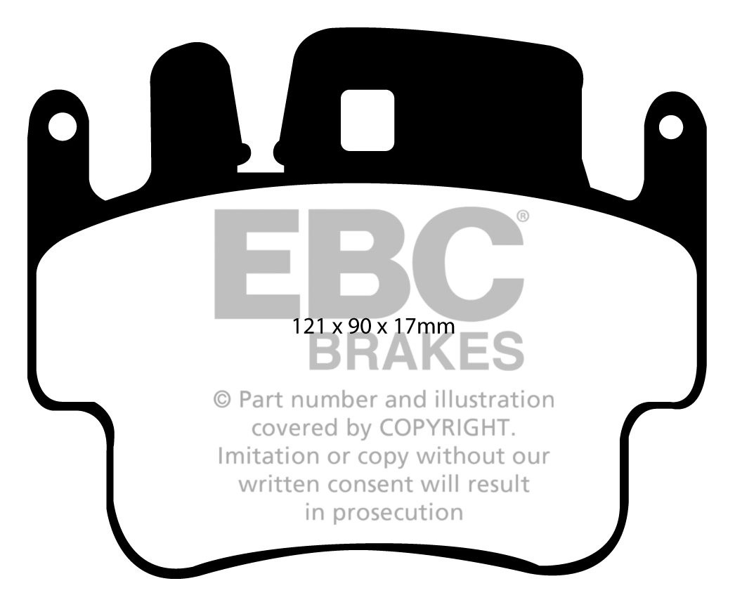 EBC Brakes PORSCHE 911 (996) (Cast Iron Disc Only) 3.6 GT3 2001-