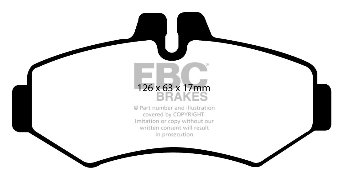 EBC Brakes MERCEDES BEDRIJFSWAGEN Sprinter 212D 2.9 TD 95-2000 R