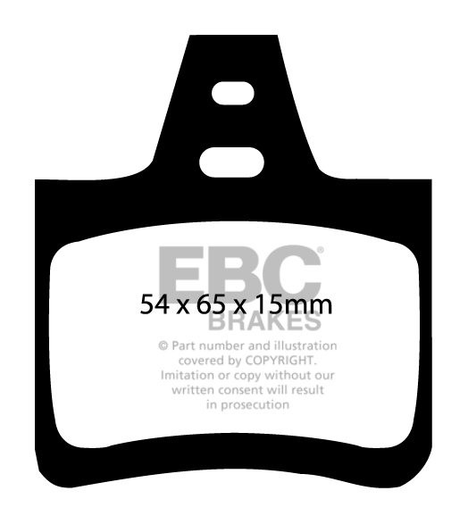 EBC Brakes CITROEN XM 3.0 Sedan 90-96 Remblokken achterzijde