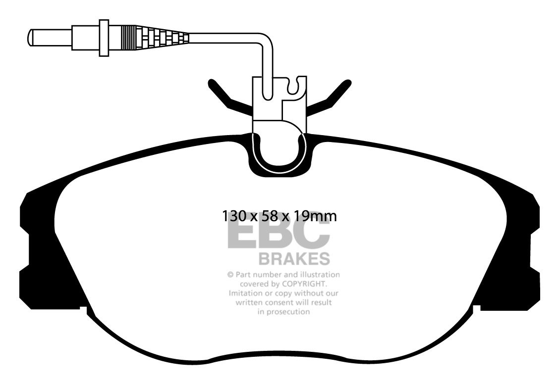 EBC Brakes PEUGEOT BEDRIJFSWAGEN Expert 2.0 2000-2002 Remblokken
