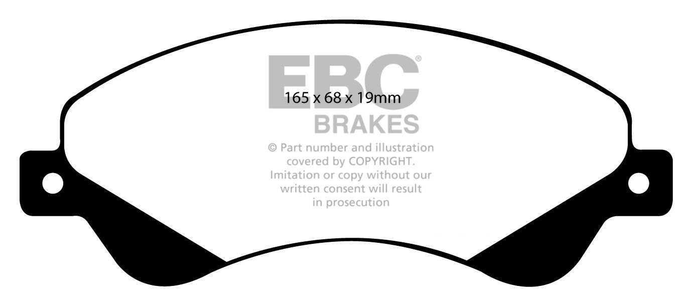 EBC Brakes FORD BEDRIJFSWAGEN Transit 280 FWD 2006-.. Remblokken