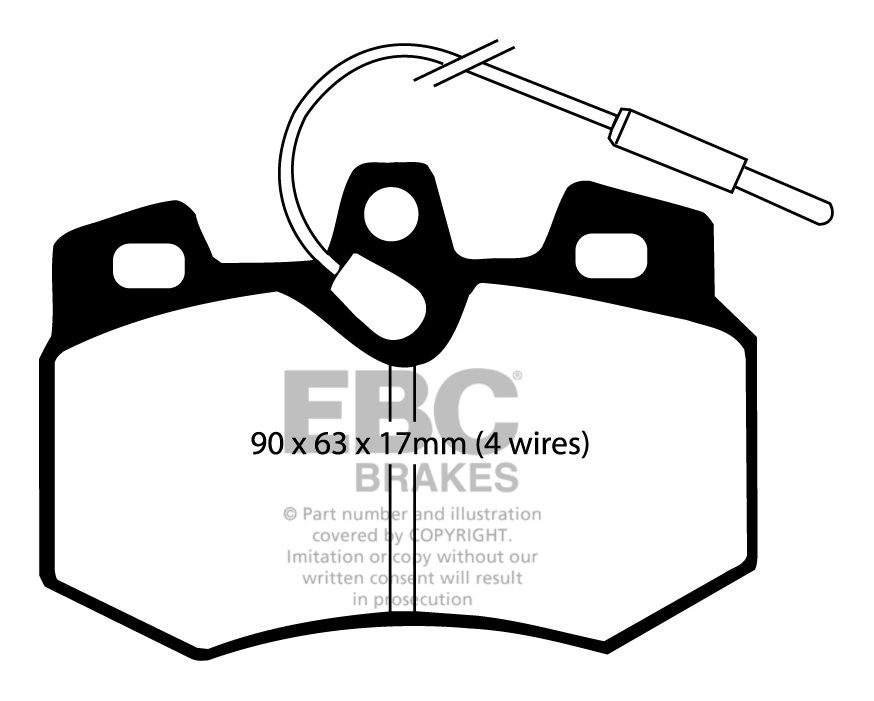 EBC Brakes CITROEN BEDRIJFSWAGEN C15 1.9 D 2000-2005 Remblokken