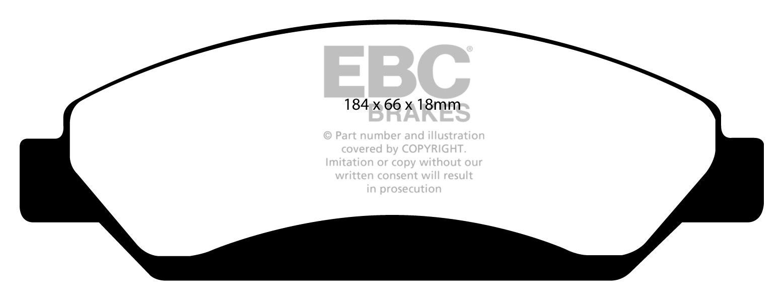 EBC Brakes VW Golf I 1.6 D 80-83 Remblokken voorzijde