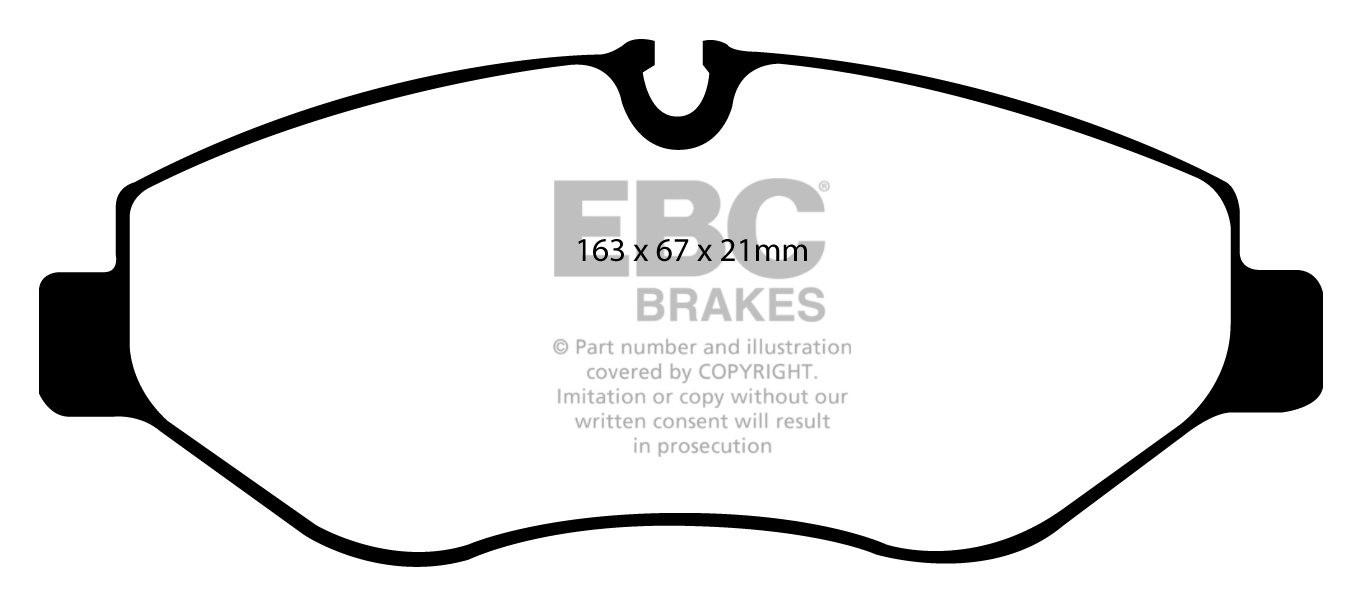 EBC Brakes MERCEDES BEDRIJFSWAGEN Sprinter 219D 3.0 TD 2009-.. R
