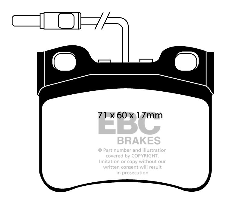 EBC Brakes CITROEN AX 1.4 D 89-91 Remblokken voorzijde