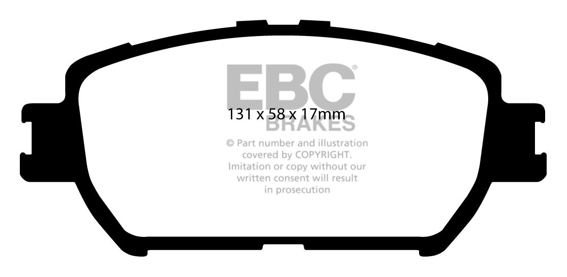 EBC Brakes TOYOTA Camry 2.4 (European) 2001-2004 Remblokken voor
