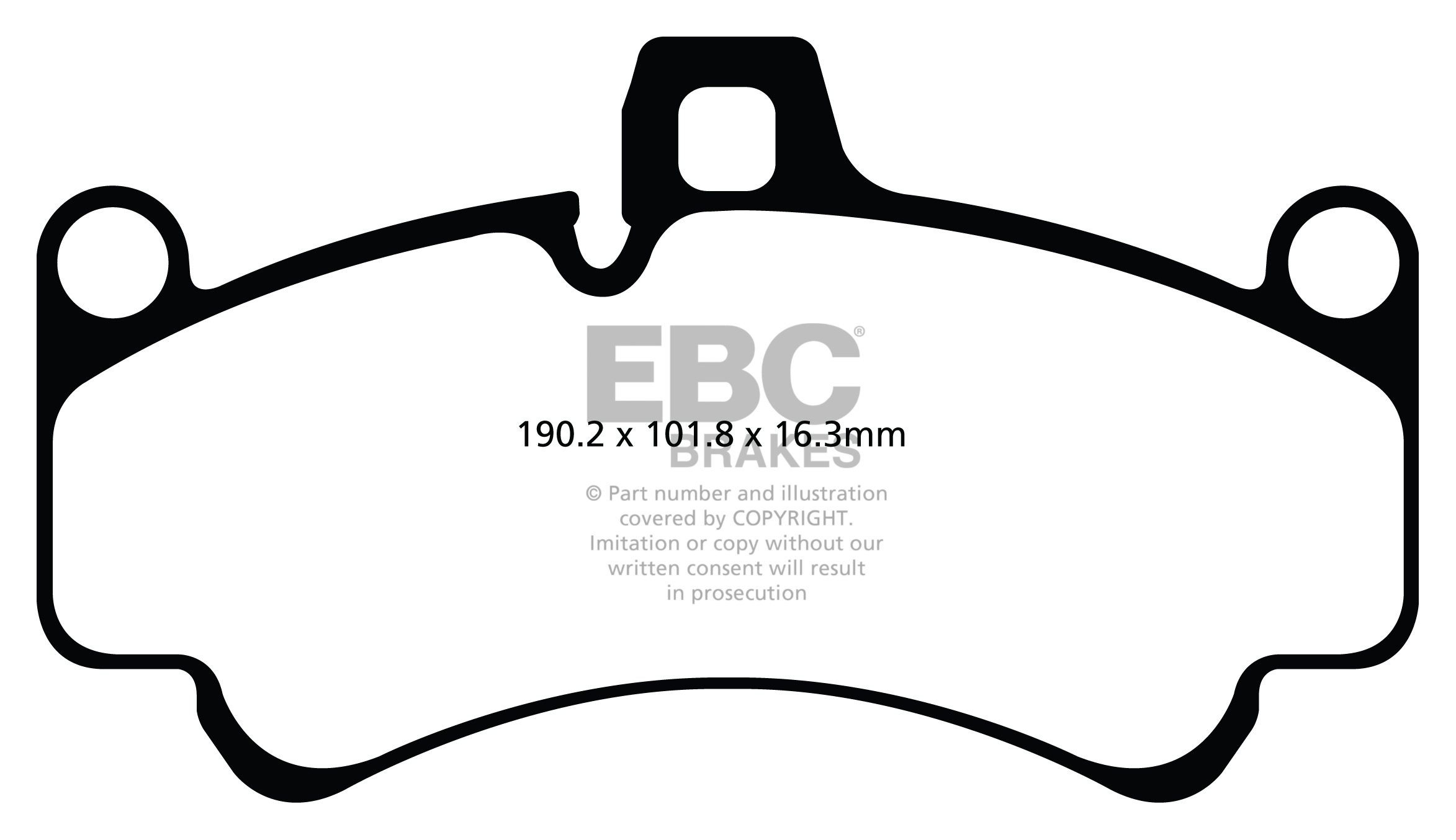 EBC Brakes FERRARI 360 Modena CS (Cast Iron Discs only) 3.6 2003