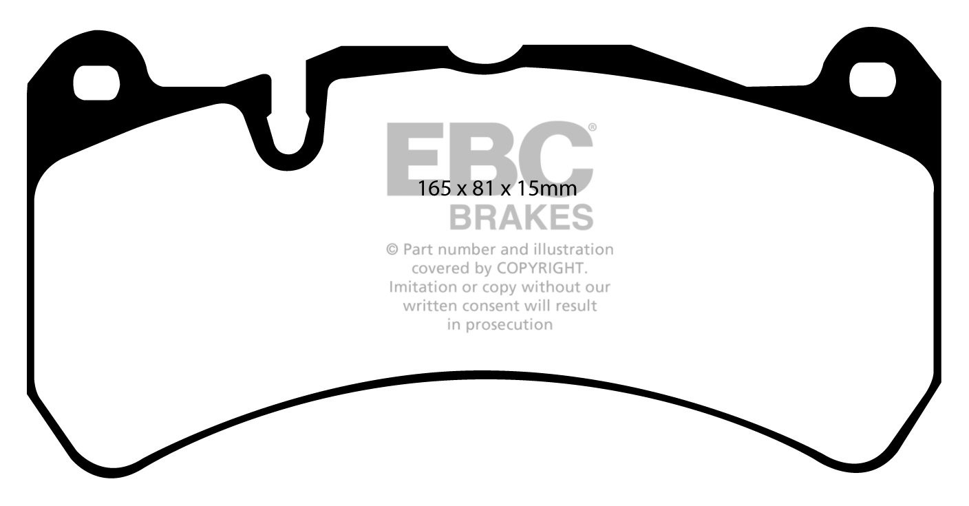 EBC Brakes FERRARI 599 6.0 2006-2008 Remblokken voorzijde