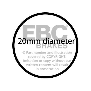 EBC Brakes CITROEN GS Handbrake Pads 70-72 Remblokken voorzijde