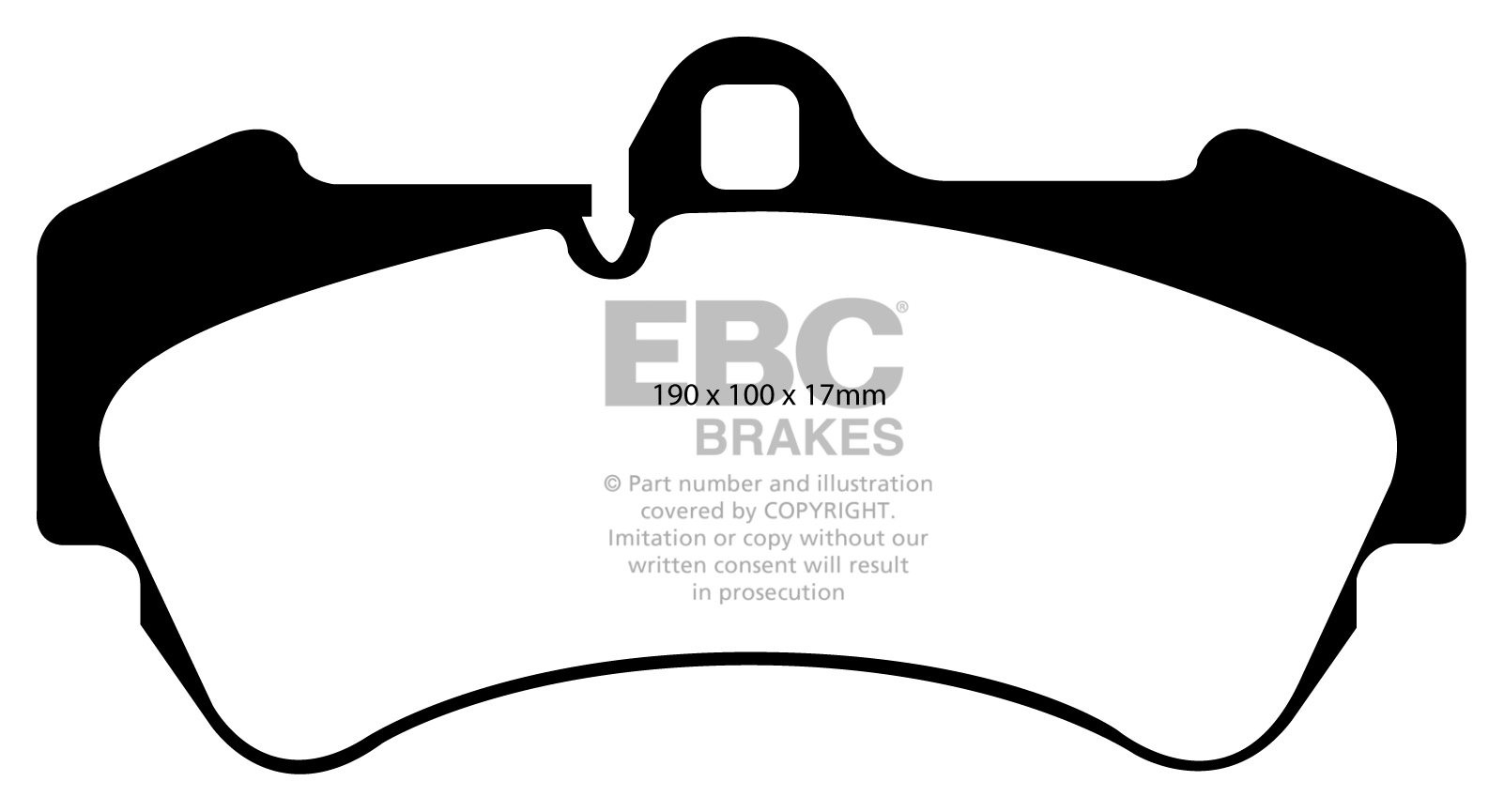 EBC Brakes PORSCHE Cayenne 3.2 2004-2006 Remblokken voorzijde ye