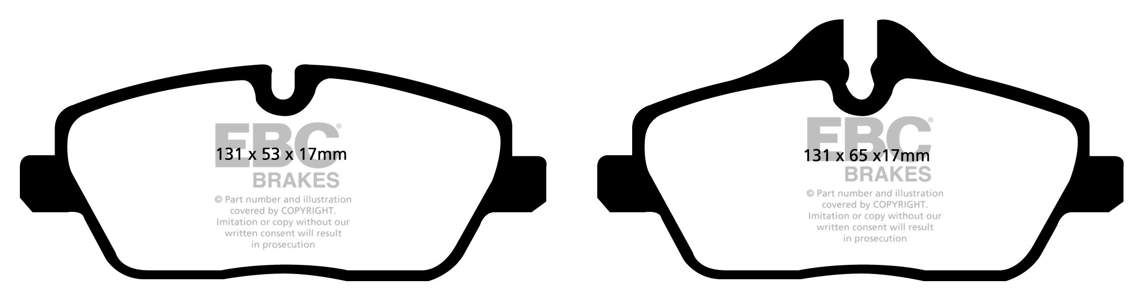 EBC Brakes BMW 118 Cabrio 2.0 TD (E88) 2010-2011 Remblokken voor