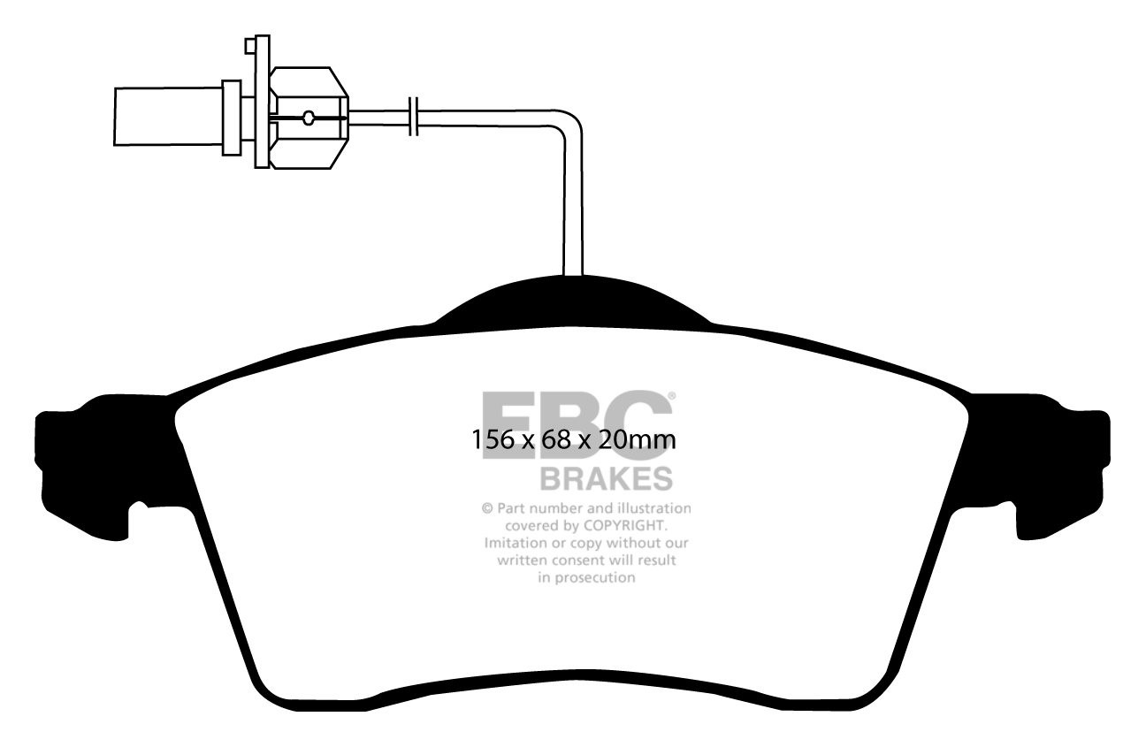 EBC Brakes VW BEDRIJFSWAGEN Transporter (Kombi)/Camper Van 2.5 T