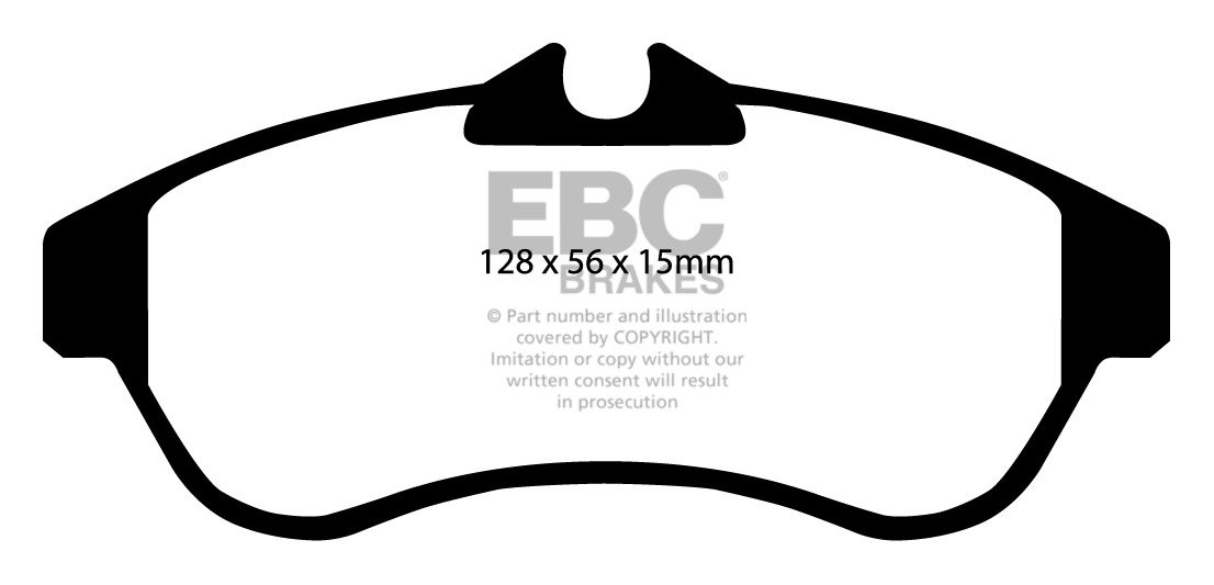 EBC Brakes CITROEN C2 1.4 2003-.. Remblokken voorzijde
