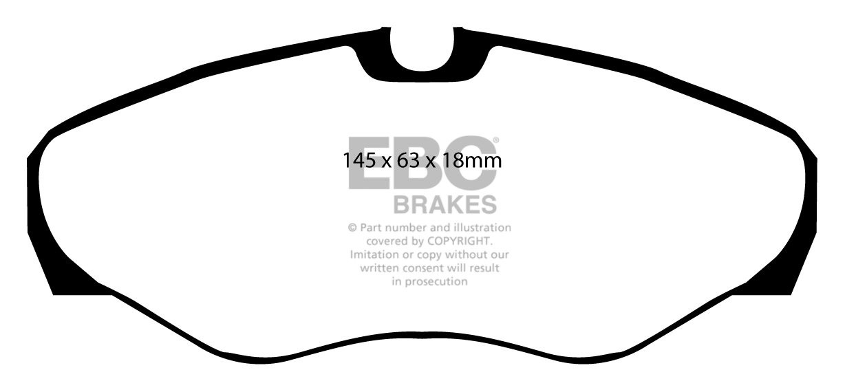 EBC Brakes RENAULT Trafic CPV 2.0 TD 2010-.. Remblokken voorzijd