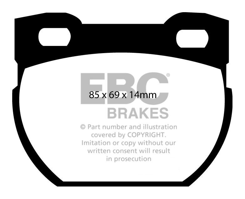 EBC Brakes LAND ROVER Defender 110/130 2.5 TD 93-2007 Remblokken